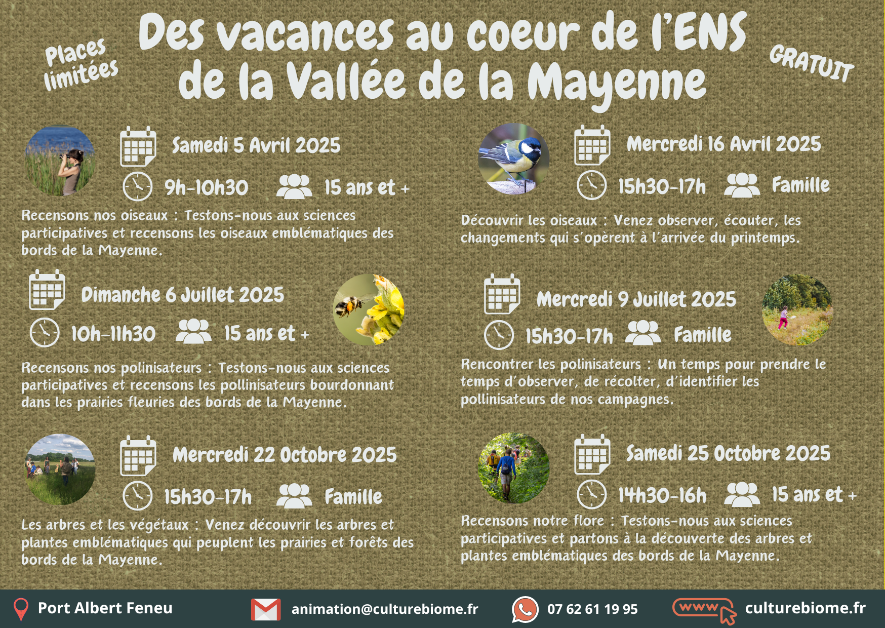 Animations Rendez-Vous Nature en Anjou_Port Albert_2025