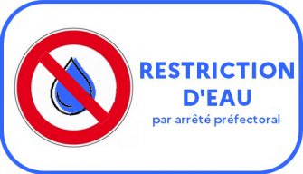 restriction eau